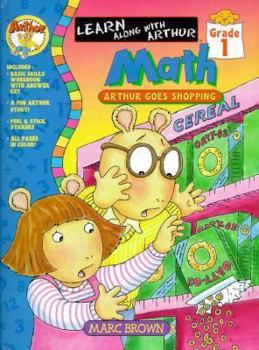 Paperback Arthur Goes Shopping: Math [With Stickers] Book