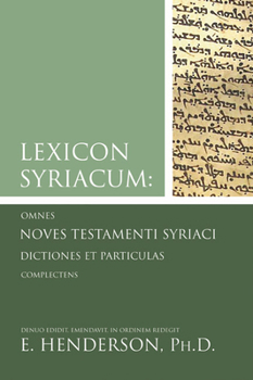 Paperback Syriac New Testament and Lexicon Syriacum Book