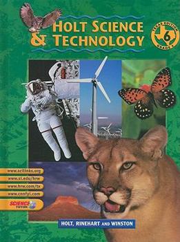 Hardcover Holt Science & Technology, Texas Edition, Grade 6 Book