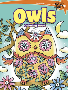 Paperback Spark Owls Coloring Book