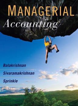 Hardcover Managerial Accounting Book