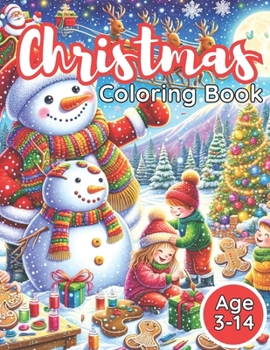 Paperback Christmas Coloring Book: Whimsical Winter Wonderland Coloring Book for Kids Book