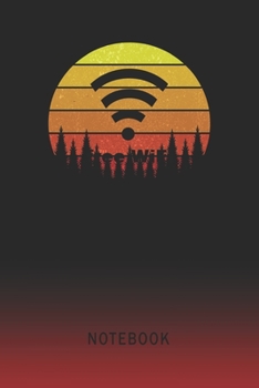 Notebook: Free WIFI Blank Wide Ruled Lined Paper Notepad | Writing Pad Journal | Assignments Taking Class Notes Homework Studying Math Science English ... & University Organizer | Student Teacher