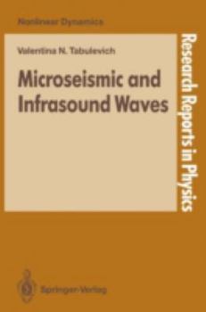 Paperback Microseismic and Infrasound Waves Book