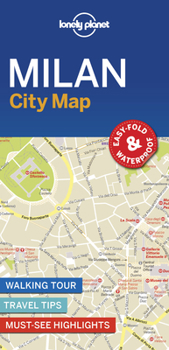 Map Lonely Planet Milan City Map Book