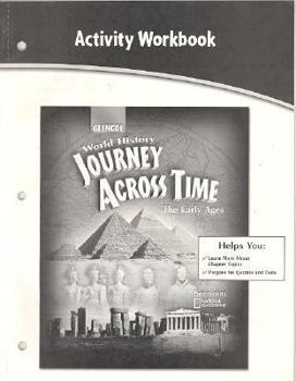 Spiral-bound Journey Across Time, Early Ages, Activity Workbook, Student Edition Book