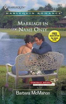 Mass Market Paperback Marriage in Name Only Book