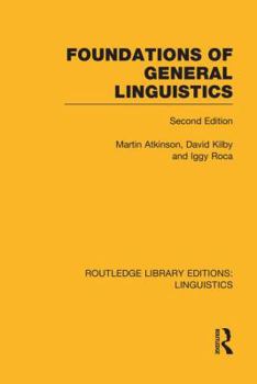 Foundations of General Linguistics - Book  of the Routledge Library Editions: Linguistics