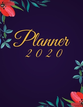 planner 2020: professional Planner and calendar,gift Agenda, Page a Day 2020, Schedule Organizer Planner (2020 Diary Day Per Page)365 Day Tabbed ... suitable as an appointment diary, personal
