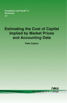 Paperback Estimating the Cost of Capital Implied by Market Prices and Accounting Data Book