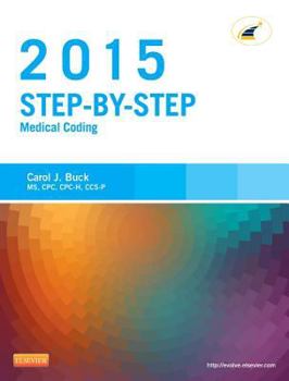 Paperback Step-By-Step Medical Coding, 2015 Edition Book
