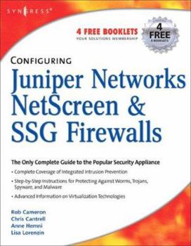 Paperback Configuring Juniper Networks Netscreen and Ssg Firewalls Book