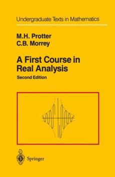 Hardcover A First Course in Real Analysis Book