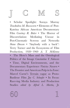 Paperback Journal of Cinema and Media Studies, Vol. 60, No. 1 Book