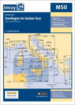Map Imray Chart M50: Sardegna to Ionian Sea (M Series) Book