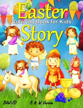 Paperback Easter Story Coloring Book: Coloring Books For Tweens Book