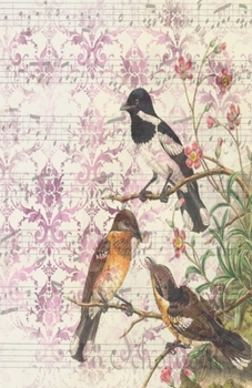 Dot Grid Journal Notebook: Bird Ephemera | Bullet Planner Book | Dotted Grid | 5.5 X 8.5" 120 Pg | DIY Weekly Spread | Organizer | Habit Tracker| Gift