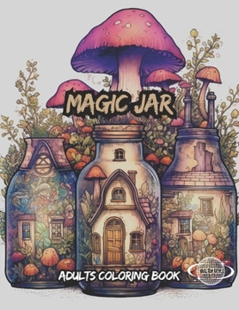 Paperback Magic Jar: American Adults Coloring Book For Anxiety Relief and Relaxation Book