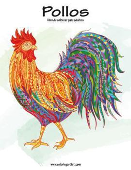 Paperback Pollos libro de colorear para adultos 1 [Spanish] Book