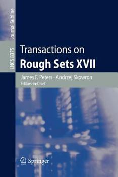 Paperback Transactions on Rough Sets XVII Book