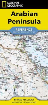 National Geographic Arabian Peninsula Map (folded with flags and facts)