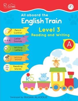 Paperback All Aboard The English Train: Level 3 - Reading & Writing Book