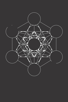 sacred geometry metatron cube: 6" x 9" dotted grid blank 120 pages, bullet journal, notebook or diary