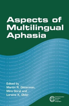 Hardcover Aspects of Multilingual Aphasia Book