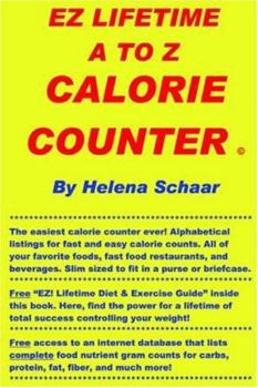 Paperback Ez Lifetime A to Z Calorie Counter Book