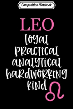 Paperback Composition Notebook: Leo Traits Astrology Zodiac Sign Gift For Proud Leo Premium Journal/Notebook Blank Lined Ruled 6x9 100 Pages Book