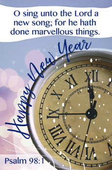 Paperback Sing Unto the Lord a New Song Bulletin (Pkg 100) New Year Book