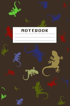Notebook: Gifts For Gecko Lovers - Notebook, Planner or Journal For Writing And Note Taking For Your Special Day.(110 Blank Lined Pages - 6x9 Inches) - Gift Idea For Friends and Family