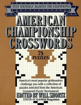 Paperback American Championship Crosswords Book