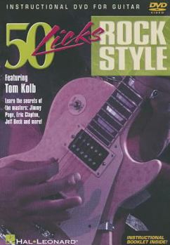 DVD 50 Licks Rock Style Book