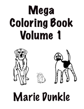 Paperback Mega Coloring Book Volume 1 Book
