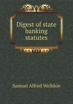 Paperback Digest of state banking statutes Book