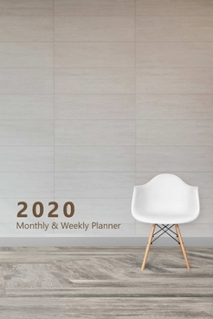 Paperback 2020 Monthly & Weekly Planner: Hourly appointment planner. 7 full daily columns. Schedule, arrange, plan events. Monday start week. 9.0" x 6.0". Port Book