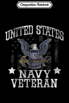 Composition Notebook: Vintage US Navy Veteran USN  Journal/Notebook Blank Lined Ruled 6x9 100 Pages