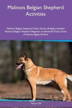 Paperback Malinois Belgian Shepherd Activities Book