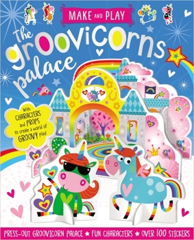 Spiral-bound Make and Play Groovicorns Palace Book
