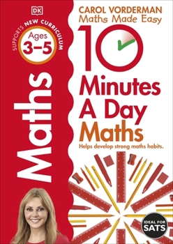 Paperback 10 Minutes A Day Maths Ages 3-5 Book