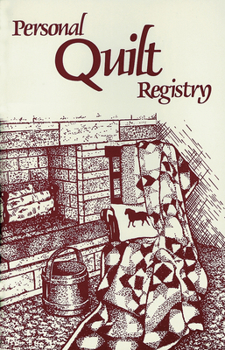 Paperback Personal Quilt Registry Book
