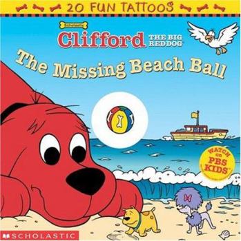 Paperback The Missing Beach Ball [With 20 Play Tattoos] Book