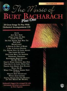 Paperback The Music of Burt Bacharach Plus One: Trombone, Book & CD Book