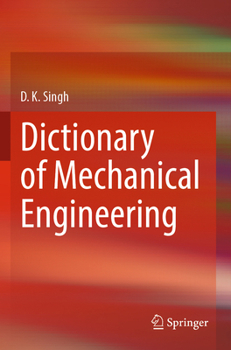 Paperback Dictionary of Mechanical Engineering Book