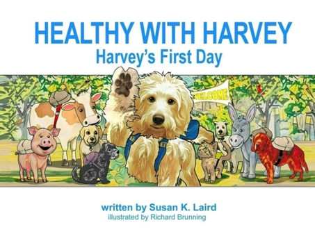 Paperback Healthy with Harvey Book