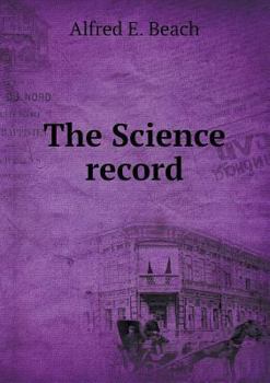 Paperback The Science record Book