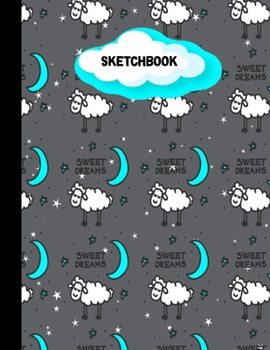 Paperback Sketchbook: 110 Pages, 8.5" x 11" Large Sketchbook Journal White Paper (Blank Drawing Books) Book