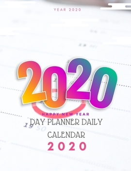 Day Planner Daily Calendar 2020 : 8. 5 X 11 Planner January - December Dated Monthly Agenda Appointment Calendar Organizer Book with Lined Notebook Pattern 2