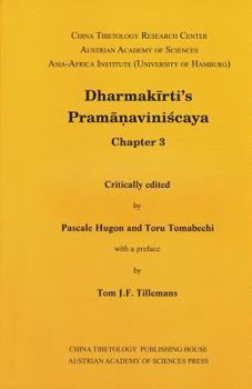 Paperback Dharmakirti's Pramanaviniscaya Chapter 3 [Sanskrit] Book